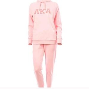 AKA (Alpha Kappa Alpha) Women's Pink Jogger Set